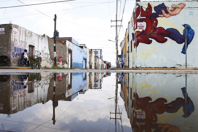 Proyecto Ciudad Mural llega a 29 casas de San Pedro Cholula