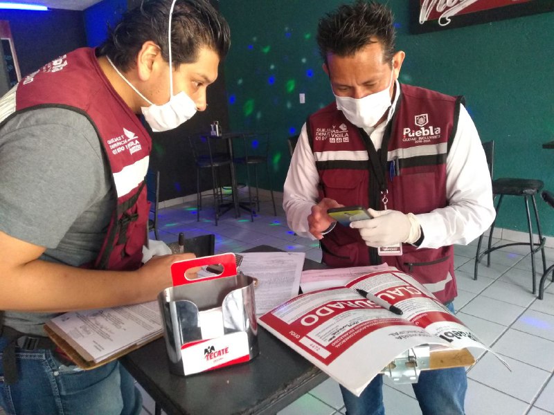 Clausuran marisquerías y suspenden baile sonidero por violar contingencia en Puebla