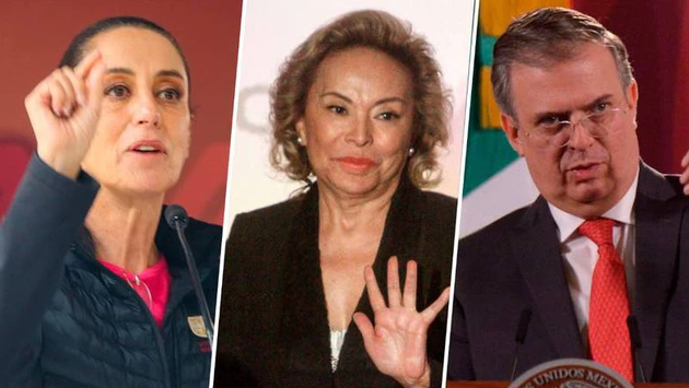 Claudia y Marcelo, Elba Esther en escena y el SNTE toma partido