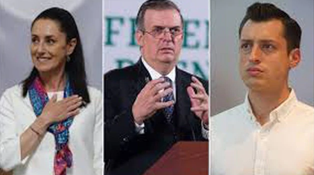 Marcelo, 513 mdp; Claudia, 436 mdp; Donaldo, 5 mdp