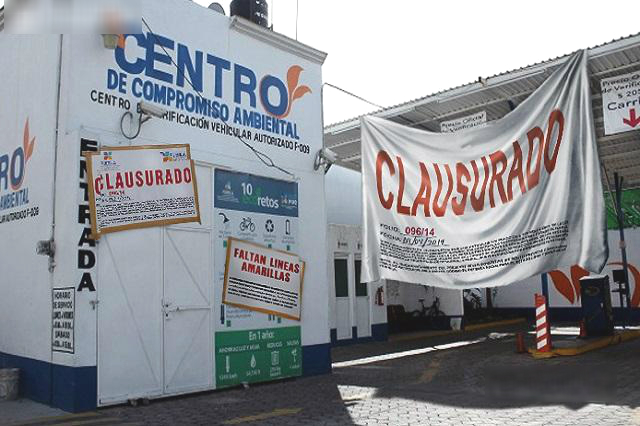 Profepa clausura 14 verificentros en municipios de Puebla  