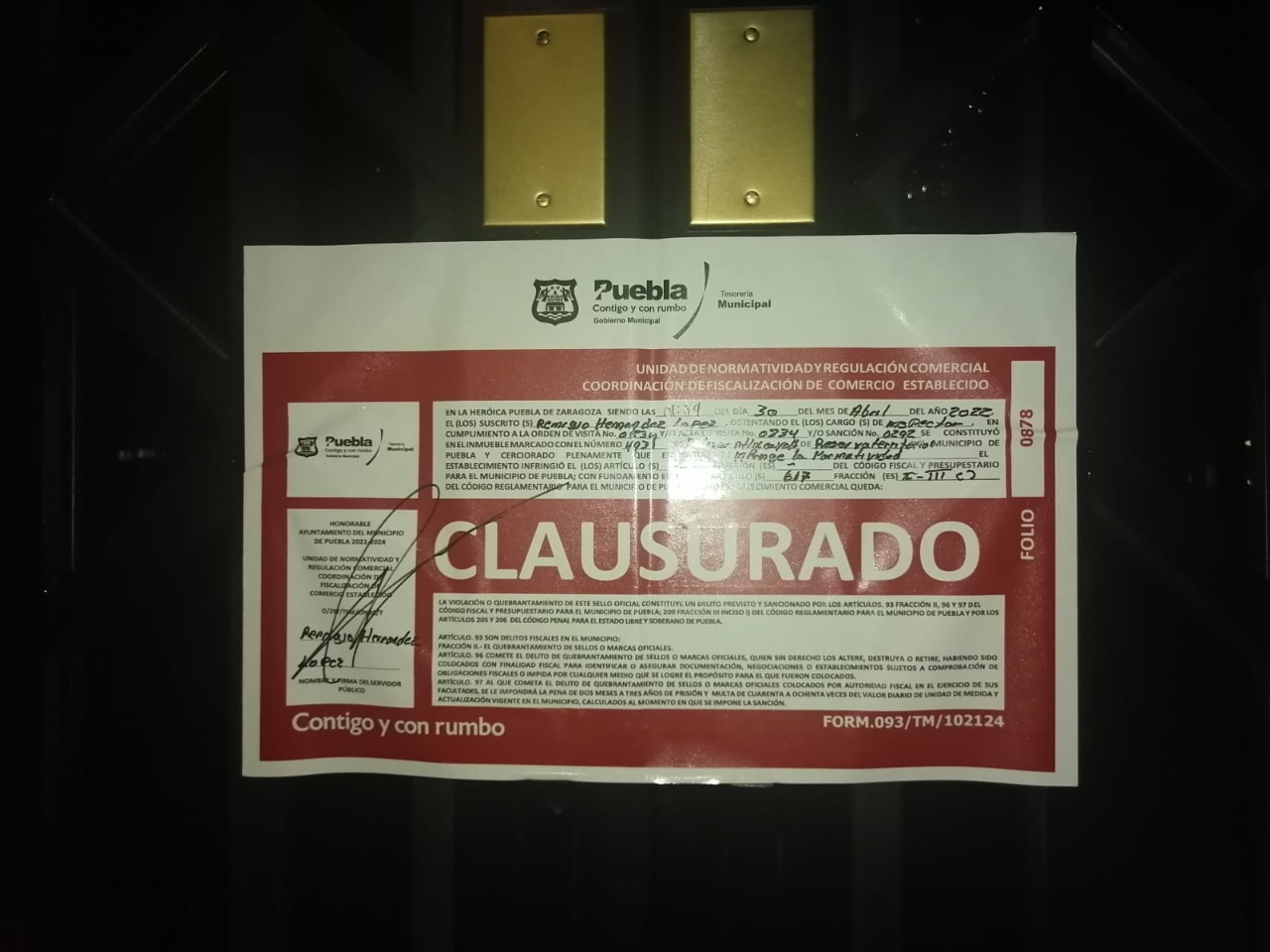 Clausurados el Mochomos y otros 3 establecimientos de la capital en operativo