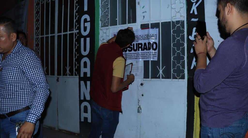 Clausuran 19 establecimientos con venta de bebidas alcohólicas en Tehuacán 