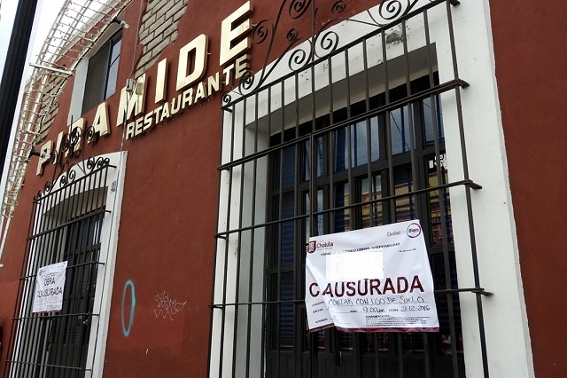 Clausuran siete establecimientos en las Cholulas