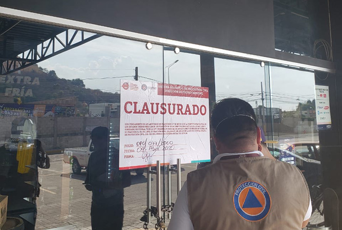 Clausuran 3 establecimientos en San Andrés por incumplir contingencia