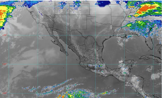 Se pronostican chubascos para 10 entidades de México