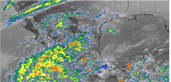 Se prevén lluvias muy fuertes en Veracruz, Oaxaca, Chiapas y Tabasco