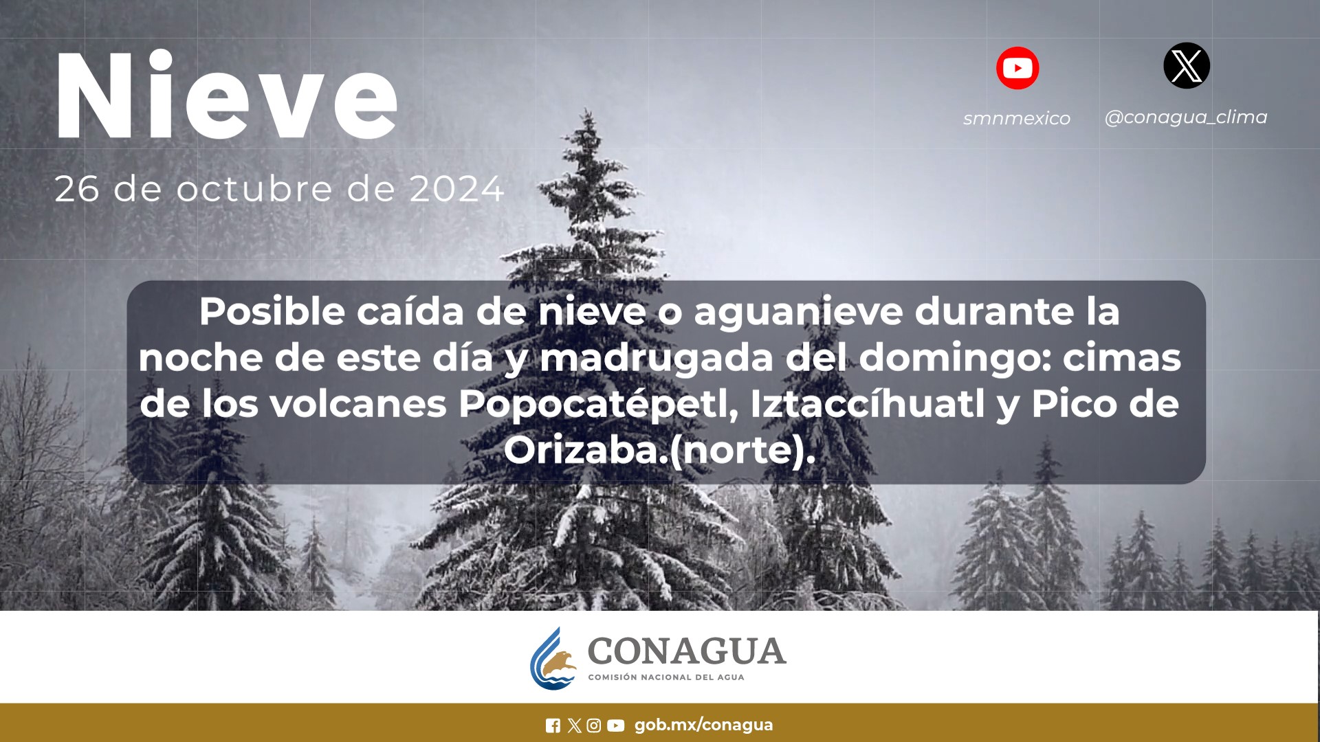 Alertan descenso drástico de temperatura