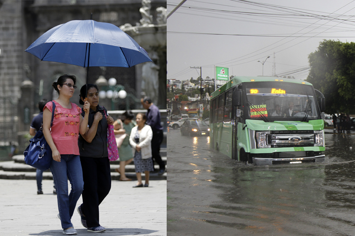 Este lunes se prevé día caluroso con lluvias por la tarde