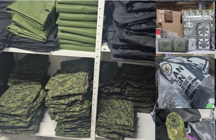 Clonaban ropa de la Sedena y GN a metros de XXV zona militar en Puebla