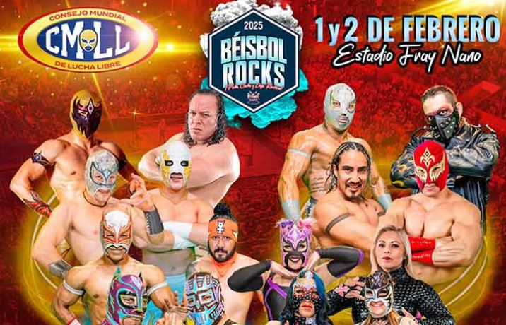 ¡¿Cómo!? Luchadores de la CMLL ofrecerán un partido de béisbol en la CDMX