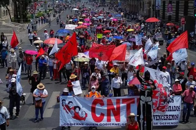 CNTE reanuda protestas este lunes con bloqueos en la CDMX; aquí te decimos dónde