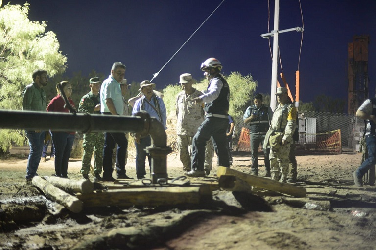 Aun no hay condiciones para rescate de mineros: Protección Civil