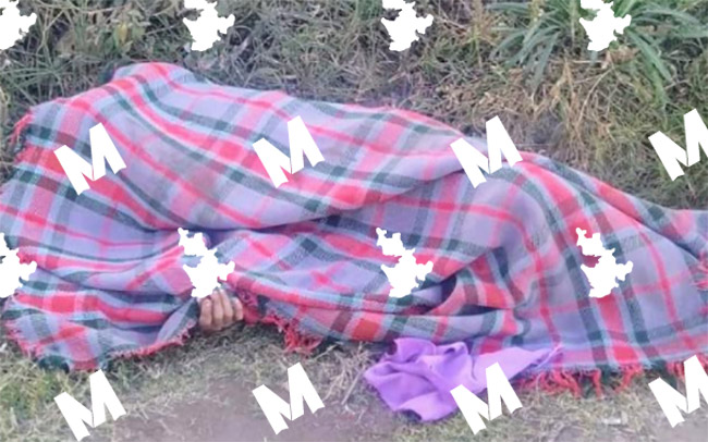 Hallan cadáver cubierto con una cobija en Xochimehuacan