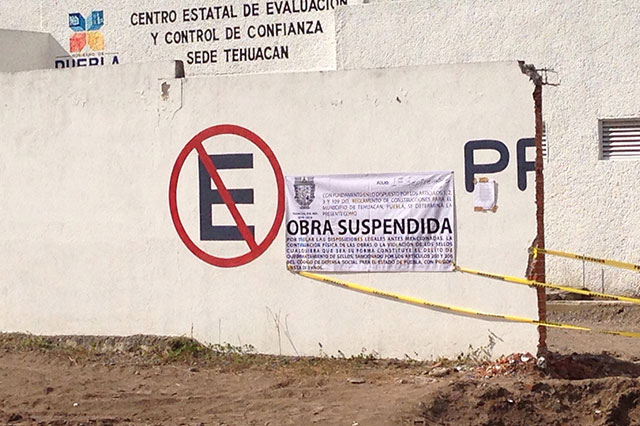 Comuna de Tehuacán cancela obras del C3 a gobierno del estado