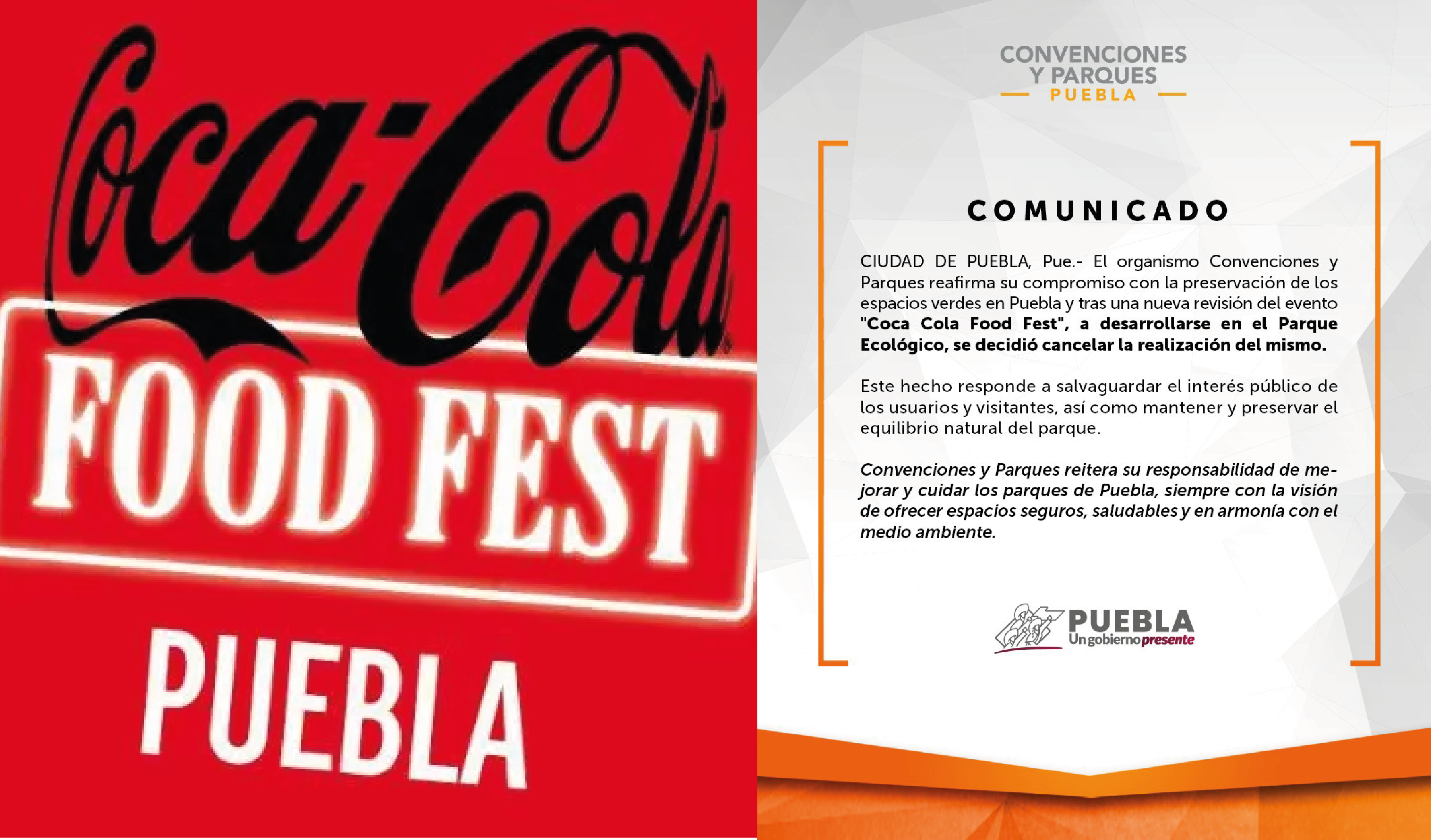 Confirmado: Cancelan el Coca Cola Food Fest en el Parque Ecológico