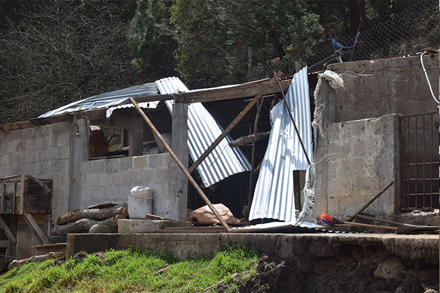 A 2 mil aumentaría el número de casas dañadas en Zacapoaxtla