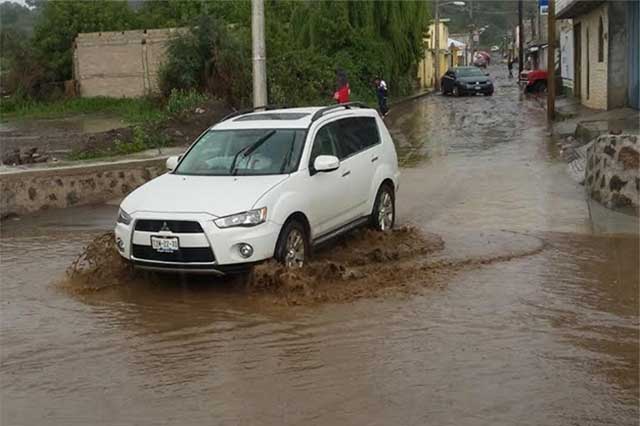 Colector pluvial de Tehuacán tiene fallas y no evita inundaciones