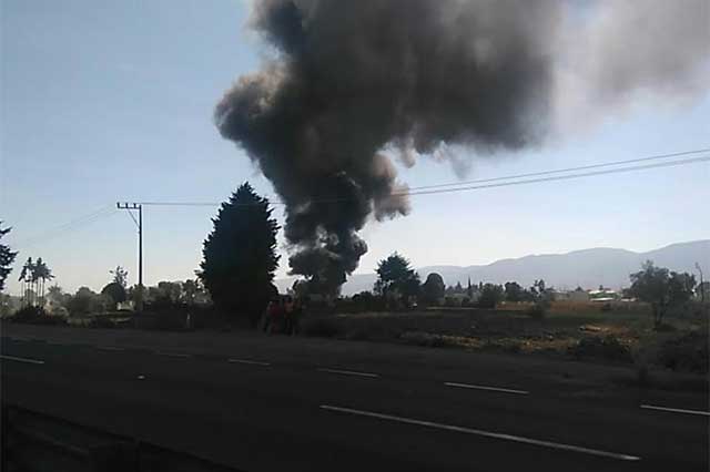 Robo de combustible ocasiona explosión, ahora en Palmarito Tochapan