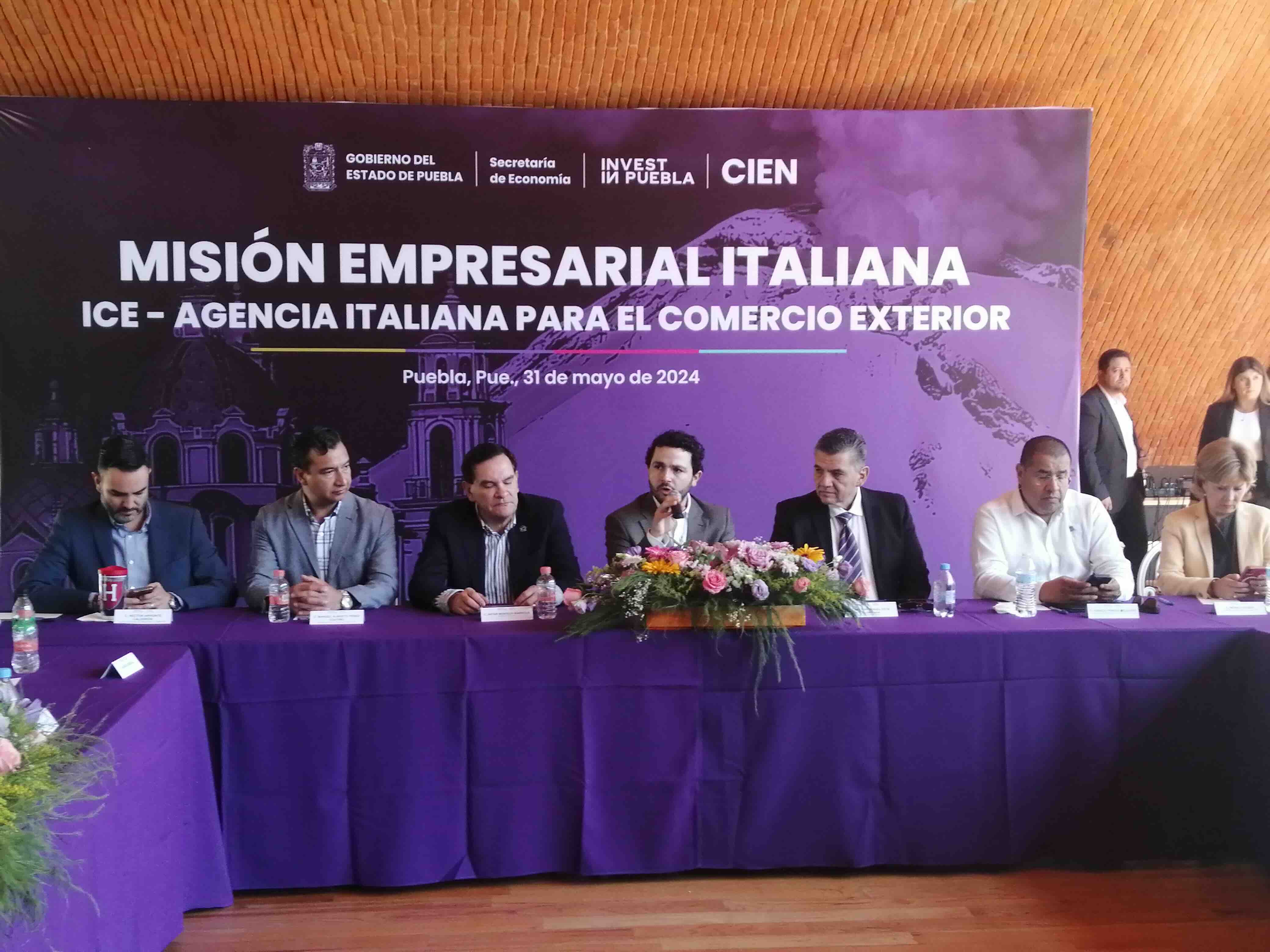 Buscan diversificar inversiones de Italia en Puebla