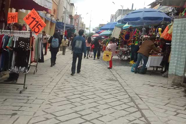 Comerciantes logran paro provisional a efectos del Cabildo en Tehuacán