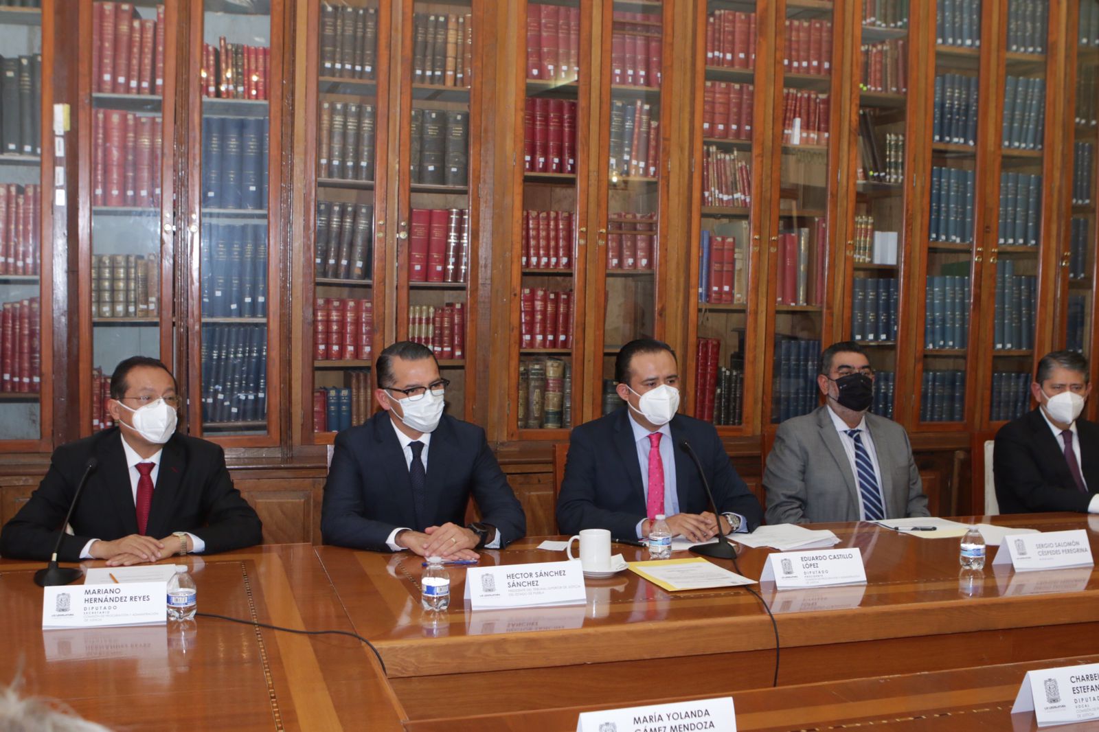 Representantes de los Poderes trabajarán para que la justicia en Puebla sea real