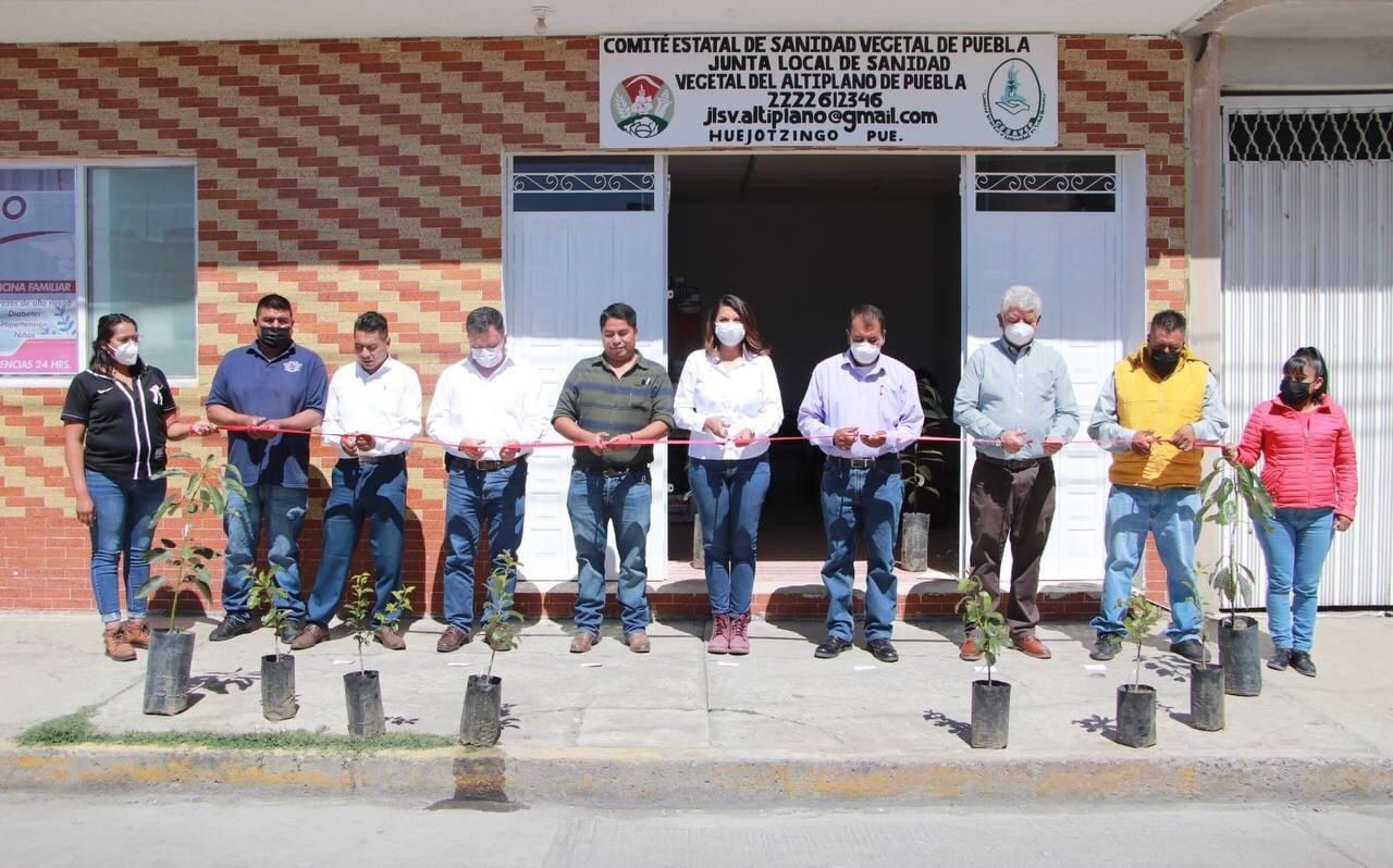 Alvarado inaugura oficina de Sanidad Vegetal en Huejotzingo