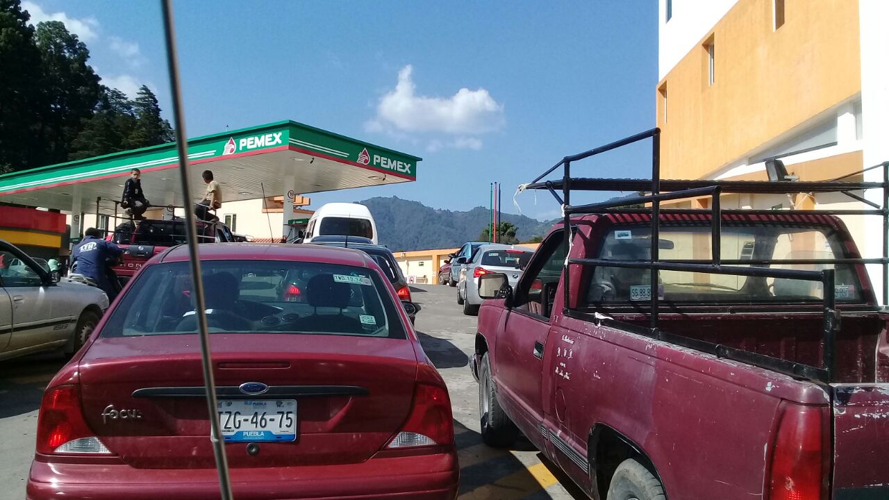 Desabasto de combustible pega a comunidades de la Sierra Norte de Puebla