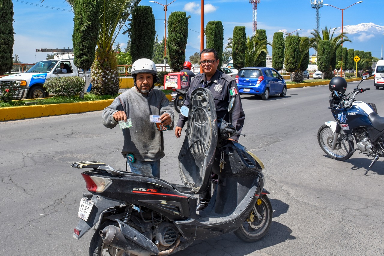 Prepárate, habrá operativo Casco Seguro en Texmelucan