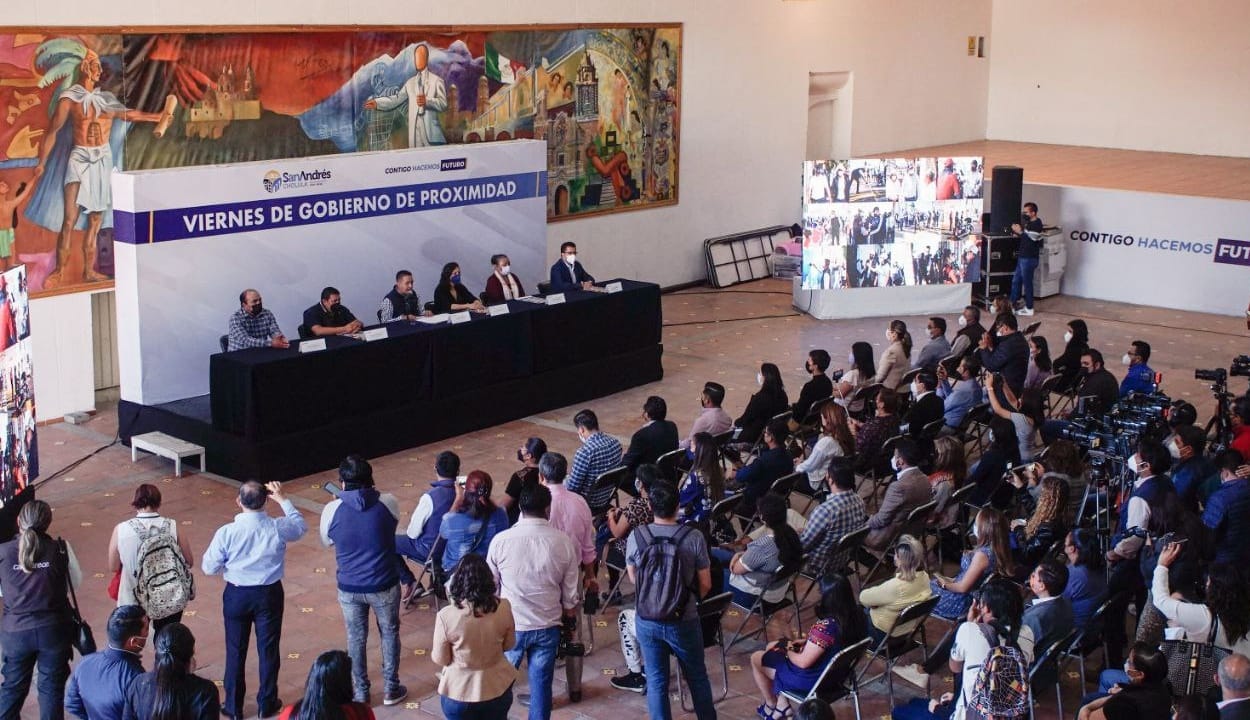 Reactiva Ayuntamiento de San Andrés Cholula jornadas de Viernes de Gobierno de Proximidad