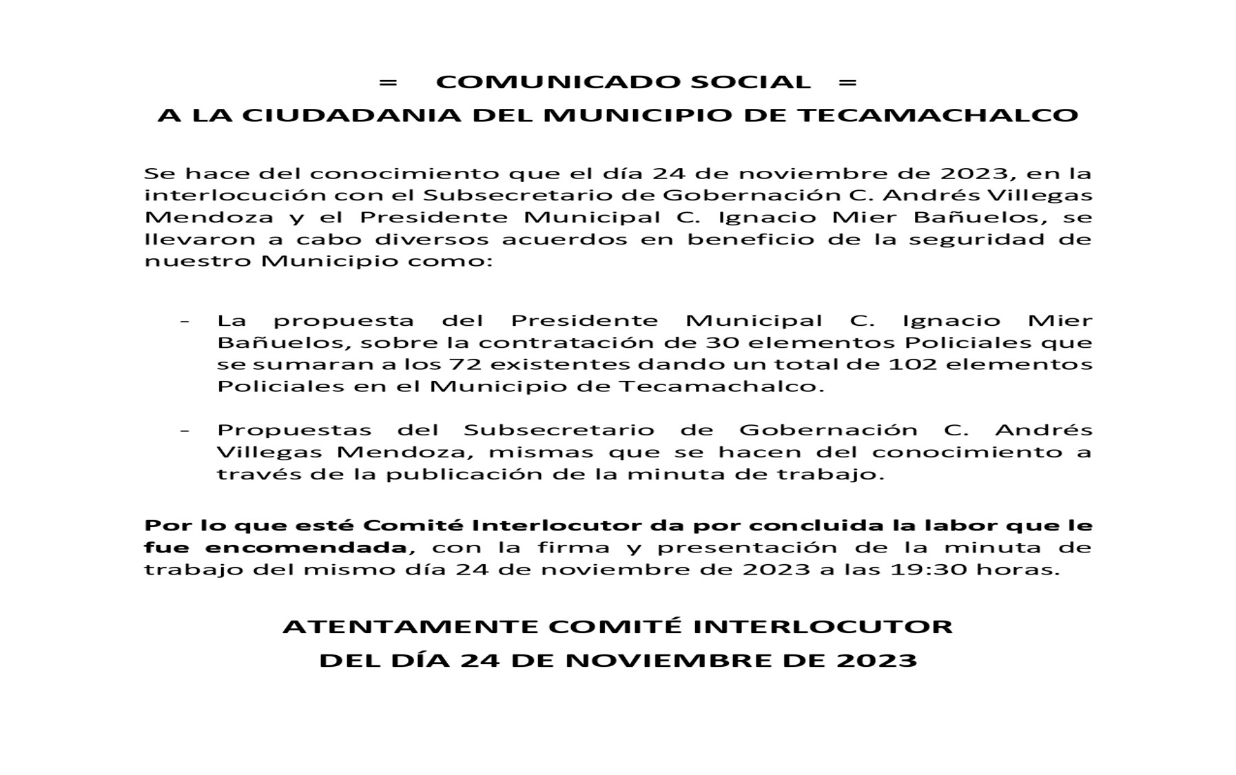 Llegan a acuerdos manifestantes con autoridades locales y estatales en Tecamachalco