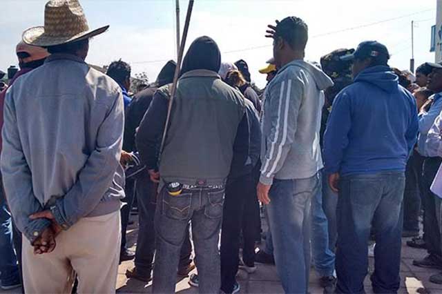 Pobladores crean guardias para enfrentar a delincuentes en región de Texmelucan