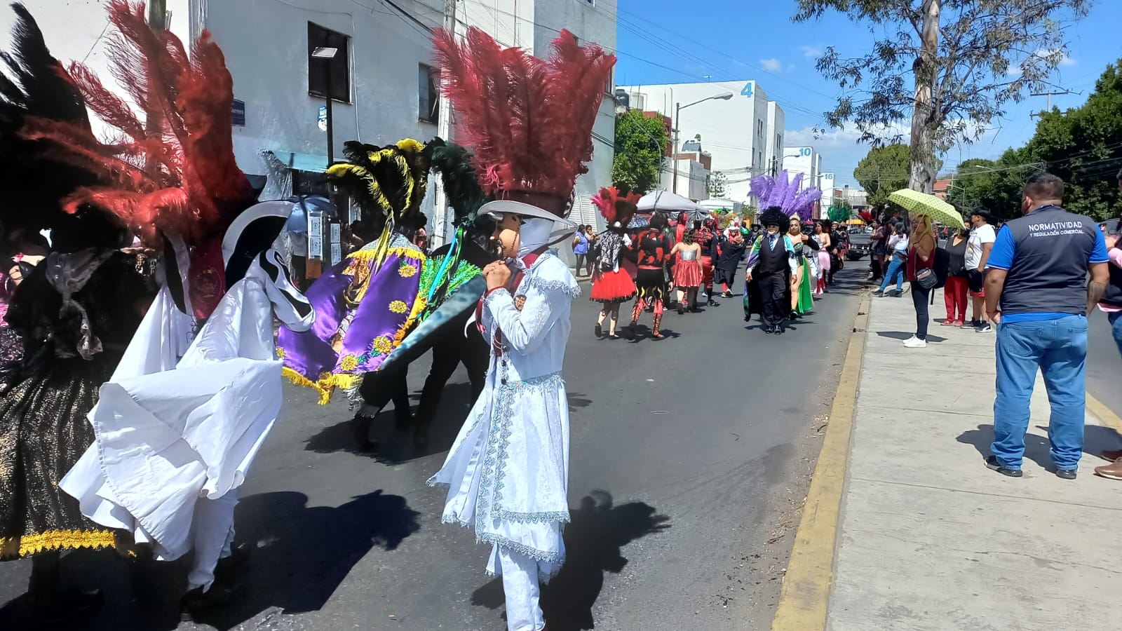 Con saldo blanco celebraciones de huehues en puebla capital