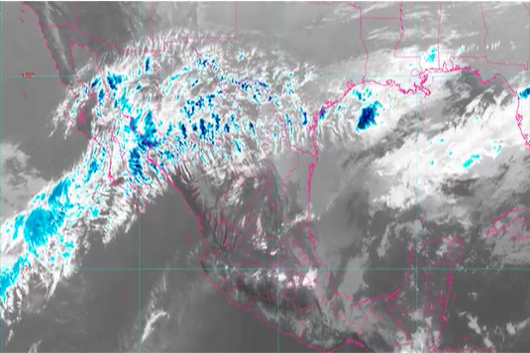 Pronostican lluvias para Veracruz, Tabasco, Oaxaca y Chiapas, durante esta noche de miércoles