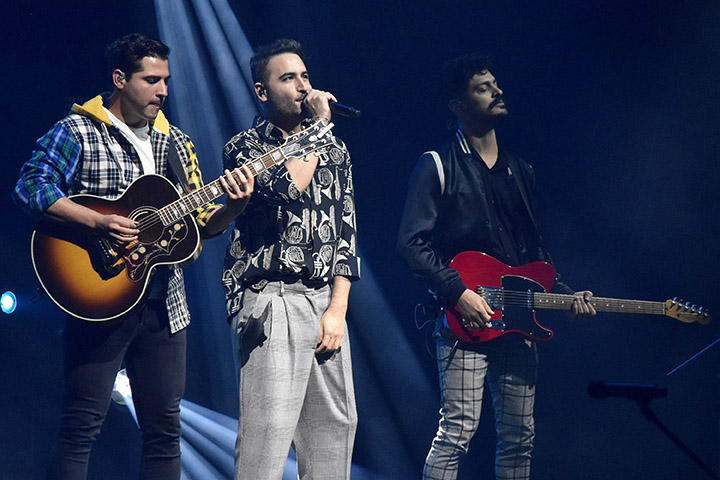 VIDEO Reik llegó a Puebla para enamorar a sus fans