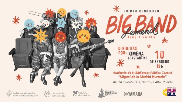 Realizará Cultura primer concierto de la Big Band Femenil Alas y Raíces