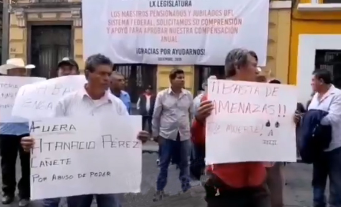 Habitantes de Teopantlán piden en el Congreso destitución de edil