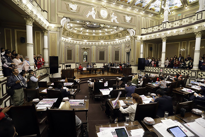 Rehabilitarán Congreso de Puebla tras daños del 19S