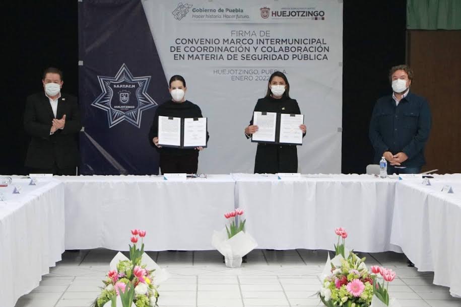 Alvarado firma convenio intermunicipal en materia de Seguridad Pública