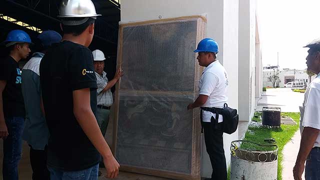 Pinturas del ex Convento del Carmen fueron trasladadas por el INAH