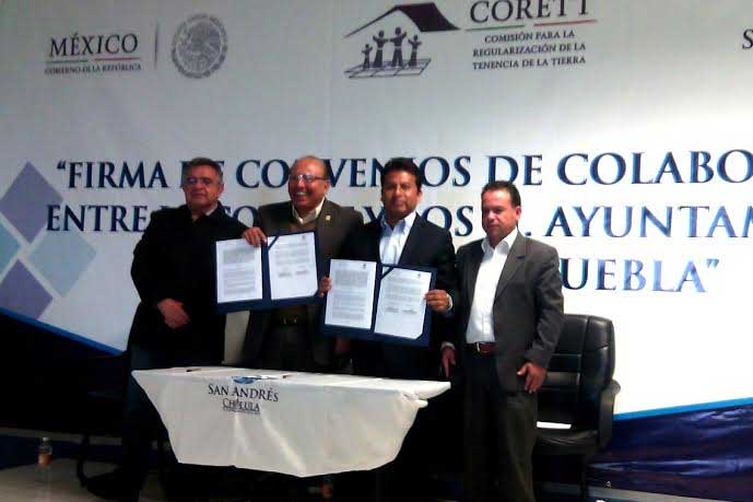 Corett regularizará predios en 10 municipios del estado