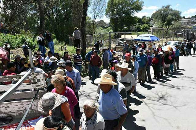 Reinician obras del complejo de seguridad en Coronango de manera ilegal