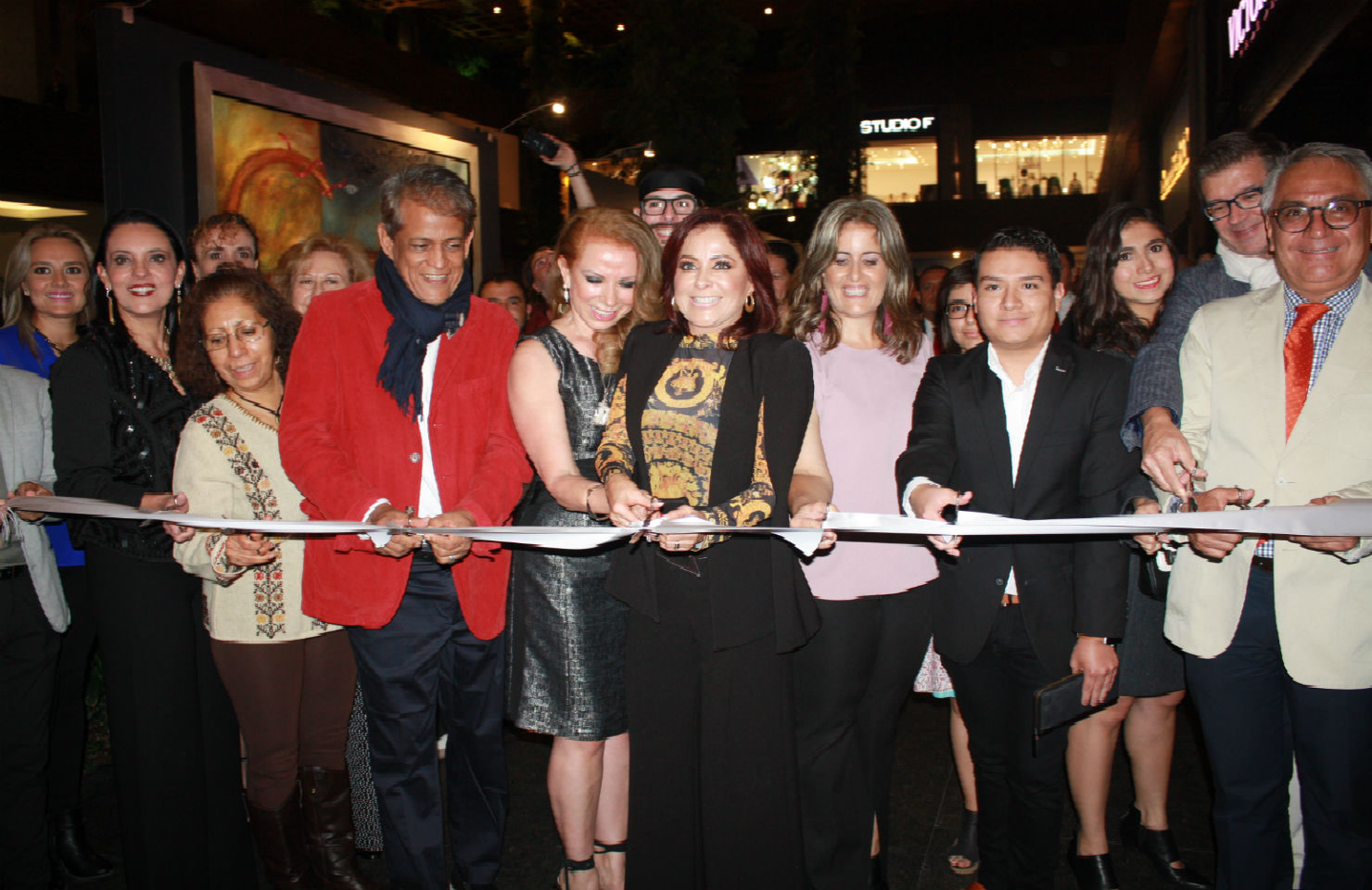 José Bayro inaugura exposición a beneficio del DIF
