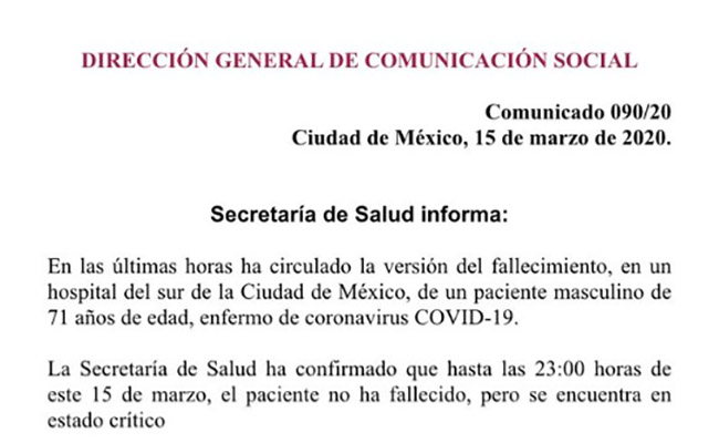 Desmienten muerte del empresario José Kuri a causa del coronavirus