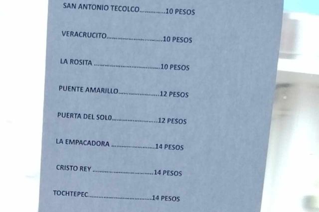 Incrementan el pasaje en la ruta 7 de Tecamachalco-Tochtepec