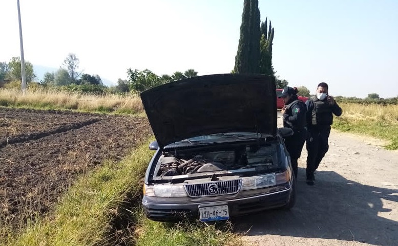 Se roban Cougar en Atlixco y lo abandonan horas después