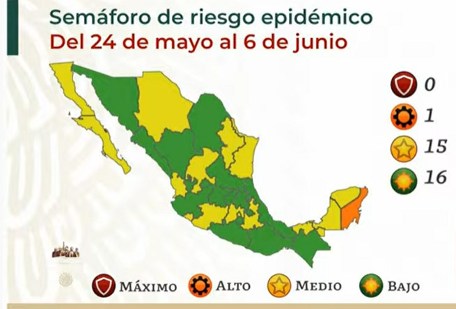 VIDEO El 50% de México ya está en semáforo epidemiológico verde