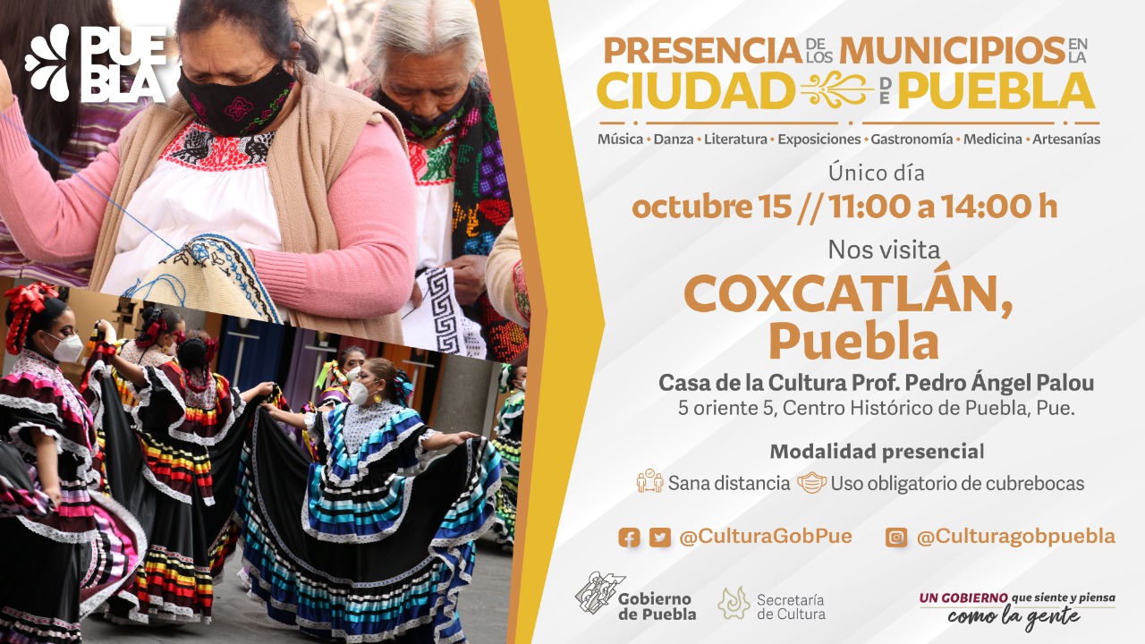 Presentará Coxcatlán muestra artesanal y artística en la Casa de la Cultura
