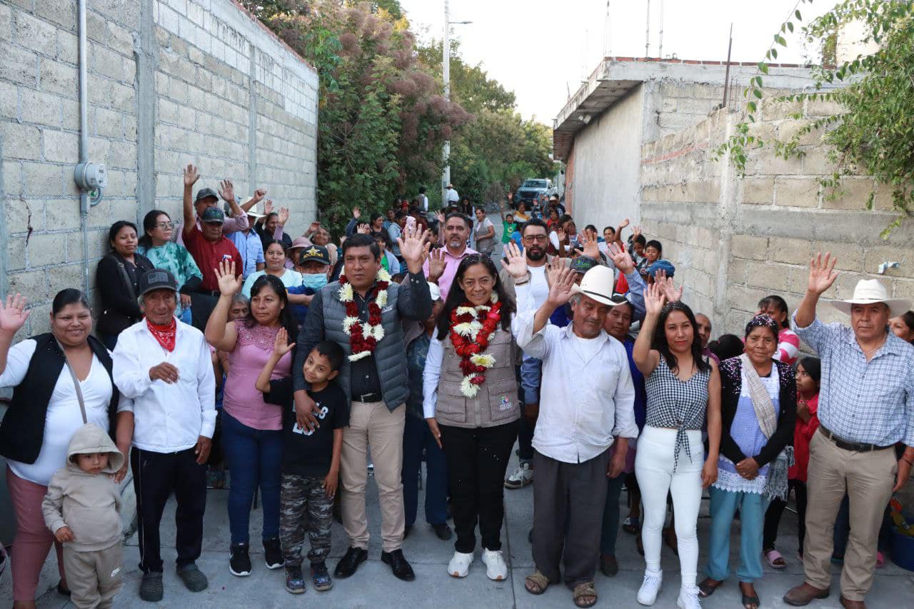 Ariadna Ayala entrega de obras de infraestructura eléctrica en Atlixco