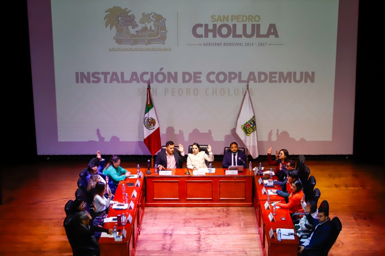 Se instala el Coplademun de San Pedro Cholula